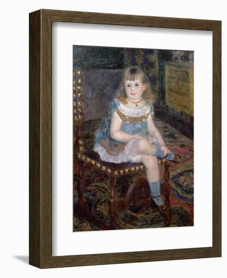 Portrait of Mlle. Georgette Charpentier, 1876-Pierre-Auguste Renoir-Framed Giclee Print