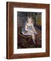 Portrait of Mlle. Georgette Charpentier, 1876-Pierre-Auguste Renoir-Framed Giclee Print