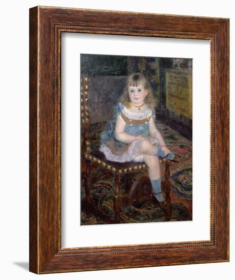 Portrait of Mlle. Georgette Charpentier, 1876-Pierre-Auguste Renoir-Framed Giclee Print