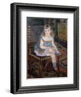 Portrait of Mlle. Georgette Charpentier, 1876-Pierre-Auguste Renoir-Framed Giclee Print