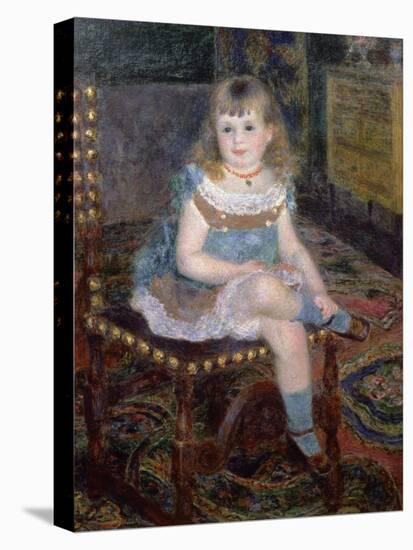 Portrait of Mlle. Georgette Charpentier, 1876-Pierre-Auguste Renoir-Stretched Canvas