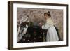 Portrait of Mlle. Hortense Valpinçon, C.1871-Edgar Degas-Framed Giclee Print