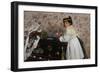 Portrait of Mlle. Hortense Valpinçon, C.1871-Edgar Degas-Framed Giclee Print