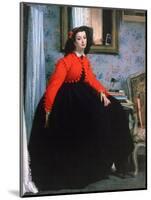 Portrait of Mlle L L, (Young Lady in a Red Jacke), 1864-James Jacques Joseph Tissot-Mounted Giclee Print