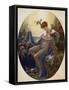 Portrait of Mlle, Lange as Danae, 1799-Anne-Louis Girodet de Roussy-Trioson-Framed Stretched Canvas