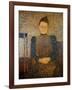 Portrait of Mlle Vuillard, Sister of the Artist, 1892-93-Edouard Vuillard-Framed Giclee Print