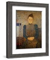 Portrait of Mlle Vuillard, Sister of the Artist, 1892-93-Edouard Vuillard-Framed Giclee Print