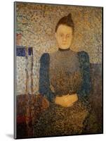 Portrait of Mlle Vuillard, Sister of the Artist, 1892-93-Edouard Vuillard-Mounted Giclee Print