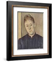 Portrait Of Mme Cezanne-Paul Cezanne-Framed Collectable Print