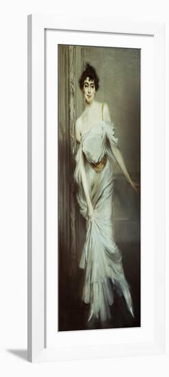 Portrait of Mme. Charles Max-Giovanni Boldini-Framed Giclee Print