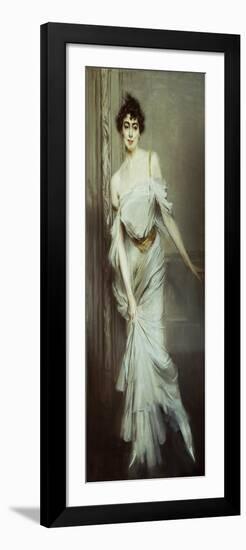 Portrait of Mme. Charles Max-Giovanni Boldini-Framed Giclee Print