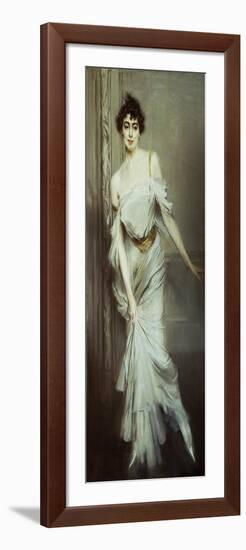 Portrait of Mme. Charles Max-Giovanni Boldini-Framed Giclee Print