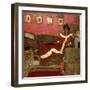 Portrait of Mme Delierre in a Symphony of Red, C.1905-Edouard Vuillard-Framed Giclee Print