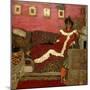 Portrait of Mme Delierre in a Symphony of Red, C.1905-Edouard Vuillard-Mounted Giclee Print