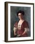 Portrait of Mme Haasen, 1908-Félix Vallotton-Framed Premium Giclee Print