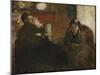 Portrait of Mme. Lisle and Mme. Loubens, 1866-70-Edgar Degas-Mounted Giclee Print