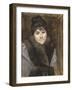 Portrait of Mme X, C. 1883-1884-Maria Konstantinovna Bashkirtseva-Framed Giclee Print