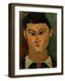 Portrait of Moise Kisling, 1915-Amedeo Modigliani-Framed Giclee Print