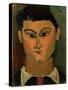 Portrait of Moise Kisling, 1915-Amedeo Modigliani-Stretched Canvas