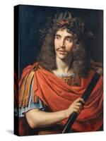 Portrait of Moliere as Caesar in the 'The Death of Pompey', 1657-Pierre Mignard-Stretched Canvas