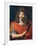 Portrait of Moliere as Caesar in the 'The Death of Pompey', 1657-Pierre Mignard-Framed Giclee Print