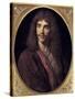 Portrait of Moliere by Nicolas Mignard-null-Stretched Canvas