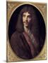 Portrait of Moliere by Nicolas Mignard-null-Mounted Giclee Print