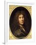 Portrait of Moliere by Pierre Mignard-null-Framed Giclee Print