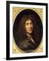 Portrait of Moliere by Pierre Mignard-null-Framed Giclee Print