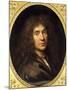 Portrait of Moliere by Pierre Mignard-null-Mounted Giclee Print