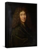 Portrait of Moliere-Pierre Mignard-Framed Stretched Canvas