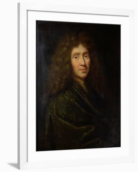 Portrait of Moliere-Pierre Mignard-Framed Giclee Print