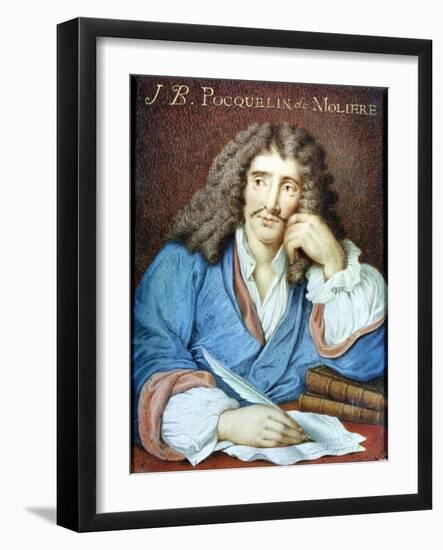 Portrait of Moliere-null-Framed Giclee Print