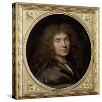 Portrait of MoliŠre-Pierre Mignard-Stretched Canvas