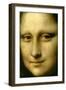 Portrait of Mona Lisa' (Detail), 1503-1506-Leonardo da Vinci-Framed Giclee Print