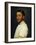 Portrait of Monk-Giovan Battista Moroni-Framed Giclee Print