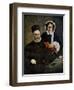 Portrait of Monsieur and Madame Auguste Manet, 1860-Edouard Manet-Framed Giclee Print