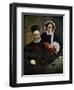 Portrait of Monsieur and Madame Auguste Manet, 1860-Edouard Manet-Framed Giclee Print