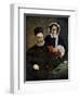 Portrait of Monsieur and Madame Auguste Manet, 1860-Edouard Manet-Framed Giclee Print