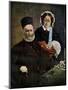 Portrait of Monsieur and Madame Auguste Manet, 1860-Edouard Manet-Mounted Giclee Print