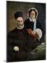 Portrait of Monsieur and Madame Auguste Manet, 1860-Edouard Manet-Mounted Premium Giclee Print