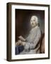 Portrait of Monsieur De Rozeville, Sitting on a Chair-Maurice Quentin de La Tour-Framed Giclee Print