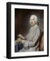 Portrait of Monsieur De Rozeville, Sitting on a Chair-Maurice Quentin de La Tour-Framed Giclee Print