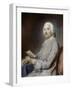Portrait of Monsieur De Rozeville, Sitting on a Chair-Maurice Quentin de La Tour-Framed Giclee Print