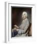 Portrait of Monsieur De Rozeville, Sitting on a Chair-Maurice Quentin de La Tour-Framed Giclee Print