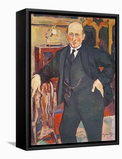 Portrait of Monsieur Mori, 1922-Suzanne Valadon-Framed Stretched Canvas