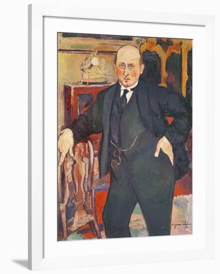 Portrait of Monsieur Mori, 1922-Suzanne Valadon-Framed Giclee Print