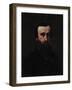 Portrait of Monsieur Nicolle, 1862-Gustave Courbet-Framed Giclee Print