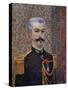 Portrait of Monsieur Pool, 1887-Albert Dubois-Pillet-Stretched Canvas