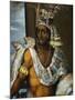 Portrait of Montezuma II Tecnochtitlan (Circa 1466-1520), Last King of Aztecs, 1680-1697-Antonio Rodriguez-Mounted Giclee Print